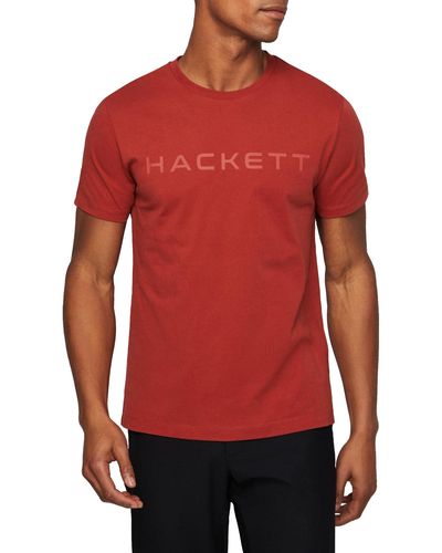 Hackett Hackett Hm500713 Short Sleeve T-shirt Xl - Red
