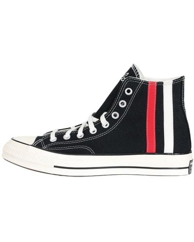 Converse Zwarte Sneakers Voor En Chuck 70 Archival Stripes