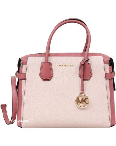 Michael Kors Mercer Umhängetasche mit Gürtel - Pink