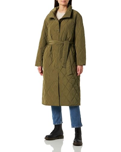 GANT D1 Quilted Coat - Green