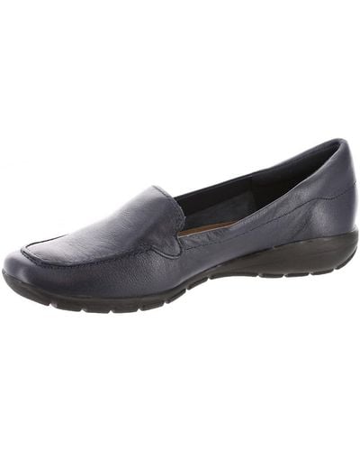 Easy Spirit Womens Abide8 Loafers Shoes - Black