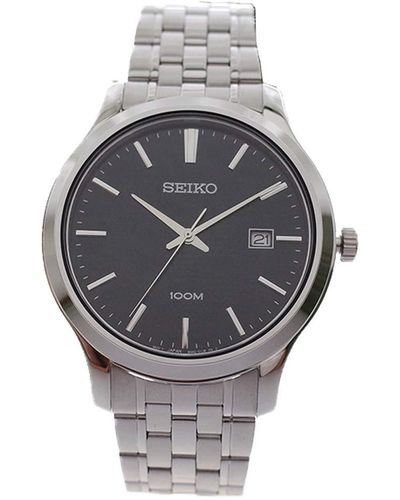 Seiko Neo classic orologio Uomo Analogico Al quarzo con cinturino in Acciaio INOX SUR293P1 - Metallizzato