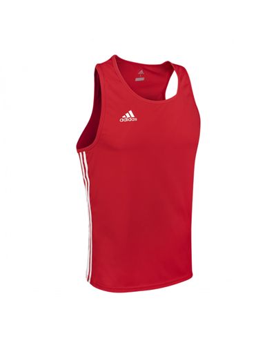 adidas Base Punch Boxing Vest Perfect Voor Boksen - Rood