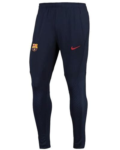 Nike Fc Barcelona Strike Trousers - Blue