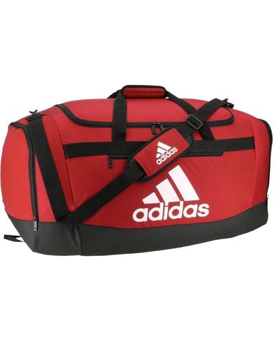 adidas Defender 4 Large Duffel Bag - Red
