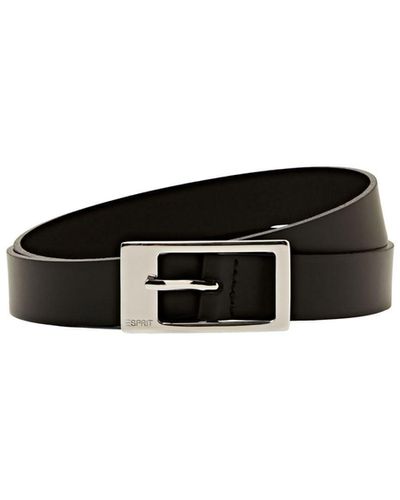 Esprit Classic Slim Belt - White