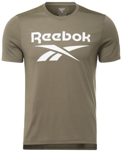 Reebok Workout Ready Short Sleeve Graphic T-shirt - Green