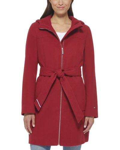 Tommy Hilfiger Tw2mw691-red-m Double Breasted Wool Coat