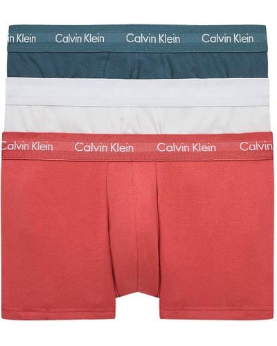 Calvin Klein Cotton Stretch - Red