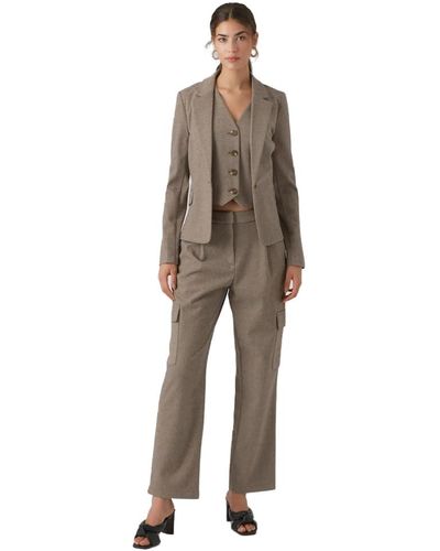 Vero Moda Bestseller A/S Vmpia LS Fitted-Blazer - Neutro