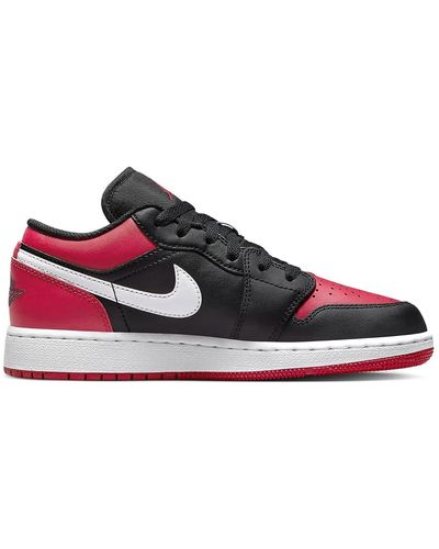 Nike AIR JORDAN 1 MID Sneaker Rosso da Ragazzo 553560-066 - Pink