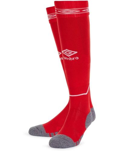 Umbro Diamond Top Sock Socks Red/white