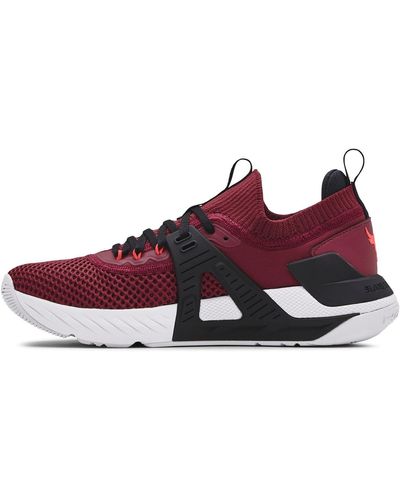 Under Armour S Project Rock 4 Training Shoes League Red 8 - Purple