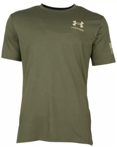 Under Armour T-Shirt "Freedom"-Flagge - Grün