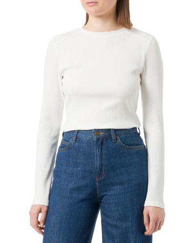 S.oliver Q/S by T-Shirts,Langarm White XL - Blau