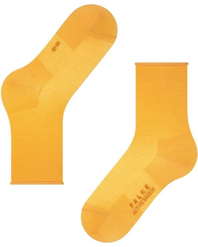FALKE Active Breeze W So Cooling Effect Plain 1 Pair Socks - Yellow