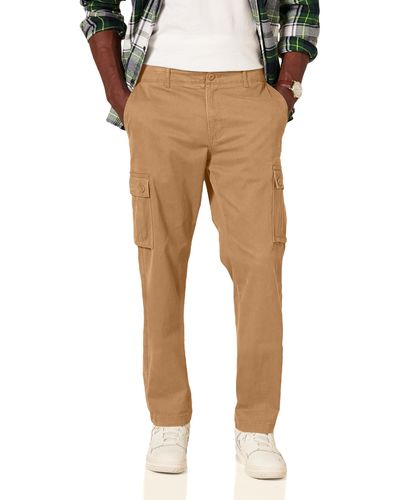 Amazon Essentials Straight-fit Stretch Cargo Trouser - Natural