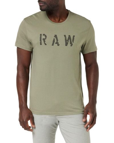 G-Star RAW Raw T-shirt - Groen
