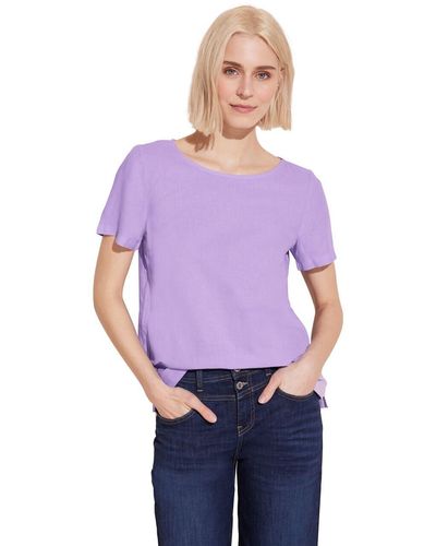 Street One Sommer Bluse smell of lavender,44 - Lila