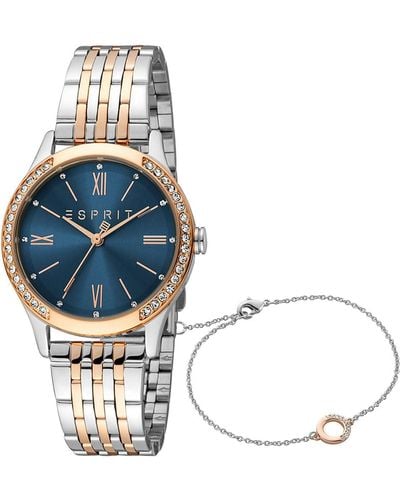 Esprit Casual Watch Es1l345m0105 - Blue