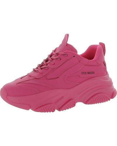 Steve Madden Possession Sneaker - Pink