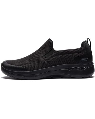 Skechers Gowalk Arch Fit-Athletic-Zapatos Deportivos para Caminar con Espuma refrigerada por Aire - Negro