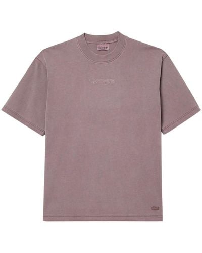 Lacoste TH3446 t-Shirt ches Longues Sport - Violet