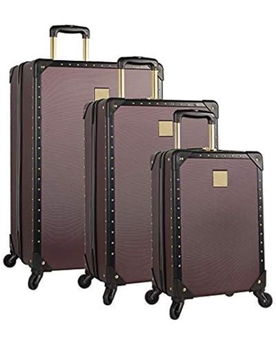 Vince Camuto 3 Piece Hardside Spinner Luggage Suitcase Set - Multicolor