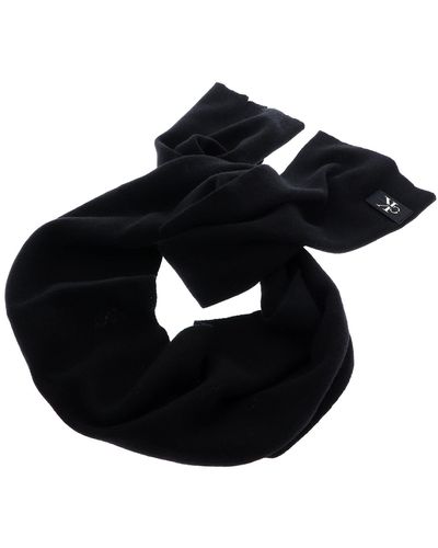 Calvin Klein MONOLOGO Rubber Patch Scarf K50K511742 Écharpes - Noir