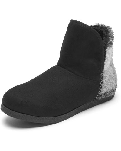 Rockport S Trutech Veda Slipper Boots - Black