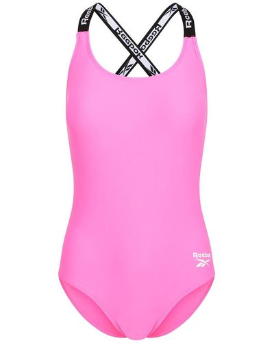 Reebok S Clara Swimsuit Atomic Pink Xs-s