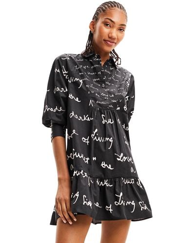 Desigual Vest_Salton Vestido - Negro