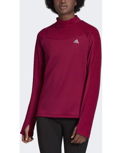 adidas Own The Run Warm Cover-up - Red