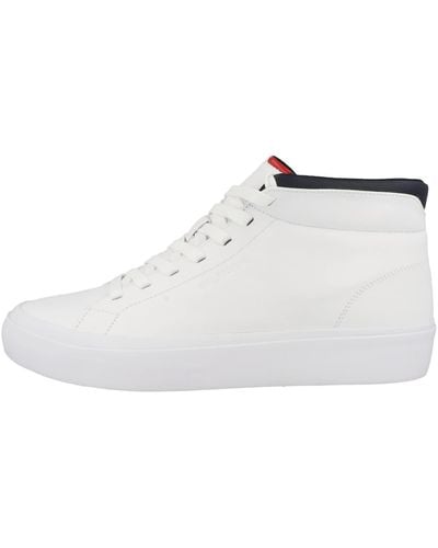 Tommy Hilfiger Zapatillas Hombre Sneakers Prep Vulc High Leather - Blanco