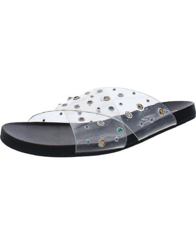 Jessica Simpson S Tislie Open-toe Slip-on Slide Sandals 6.5 Medium - Multicolor
