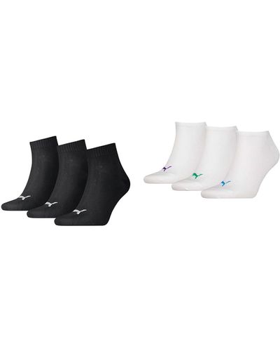 PUMA Socken Schwarz 47-49 Socken Weiß 47-49 - Multicolour