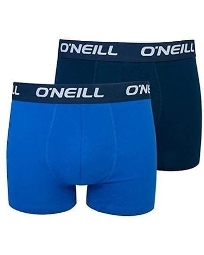 O'neill Sportswear Boxer-Short Plain 2-Pack I Marine Marine - Blau