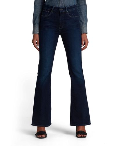 G-Star RAW 3301 Flare Skinny Jeans - Azul