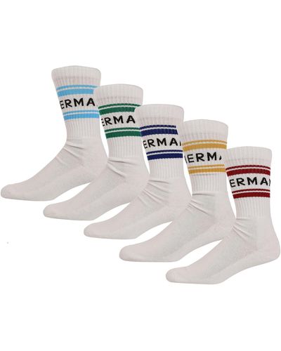 Ben Sherman Underwear s Sport Socks in White | Mid Calf in Thick Comfortable Fabric Sportsocken in Weiß