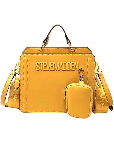 Steve Madden Bevelyn Convertible Crossbody Bag - Yellow