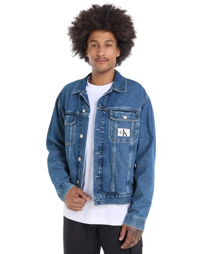 Calvin Klein Regular 90's Jacket J30j324858 - Blue