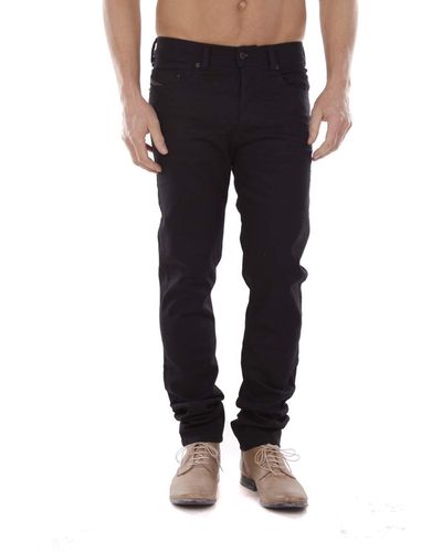 DIESEL Stretch Jeans Tepphar 0RF84 Indigo/schwarz - Blau