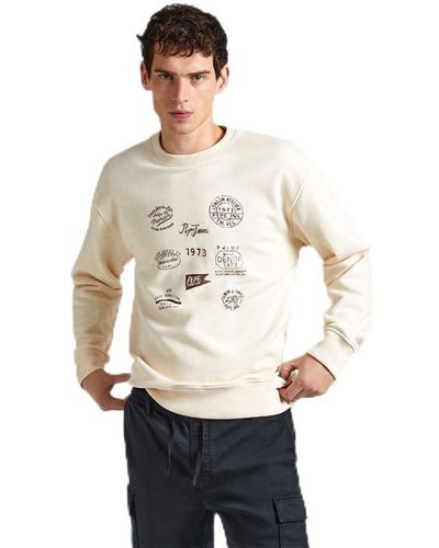 Pepe Jeans Roope Sweatshirt XL - Bianco