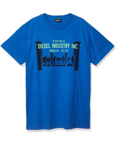 DIESEL T-Shirt Uomo Mod. T-DIEGO-S13 0091A 8II ROYAL XXL - Blau