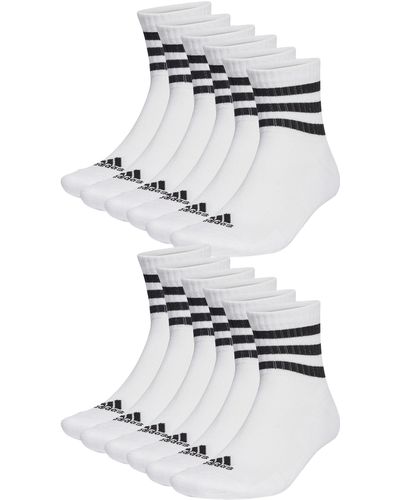 adidas 12 Paar C Sportswear MID 12p Mid Cut Socken Sportsocken - Weiß