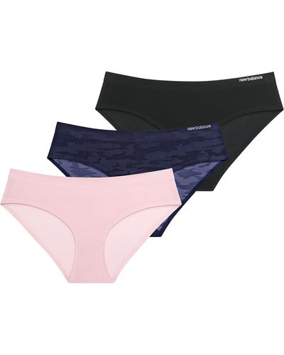 New Balance Breathable Hipster Panty 3-pack - Blue