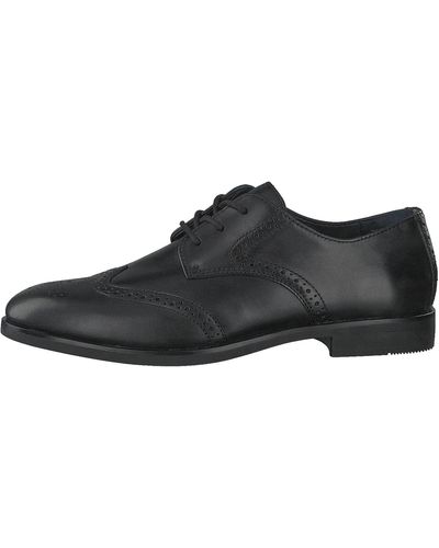Tommy Hilfiger Dressy Casual Leather Shoe Oxfords - Schwarz