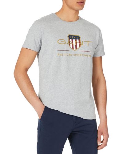 GANT D2. Archive Shield T-shirt T Shirt - Mettallic