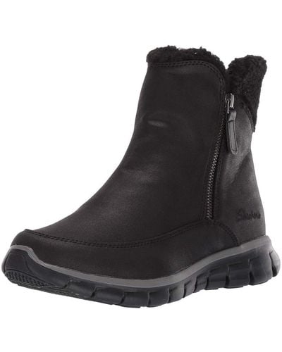 Skechers SYNERGY Ankle Boots - Negro