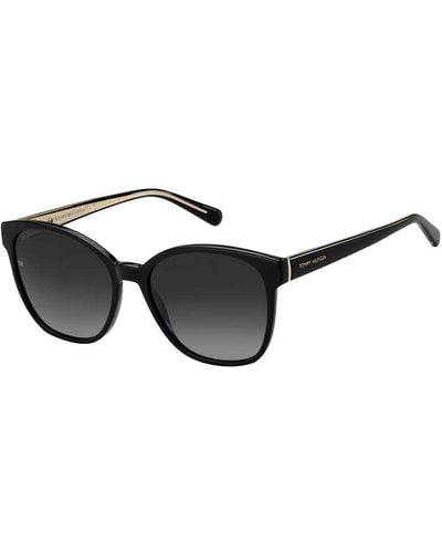 Tommy Hilfiger Th 1811/s Sunglasses 55/17/140 Black/grey Shaded